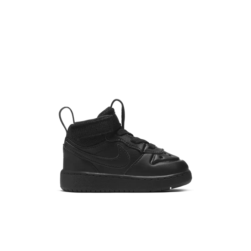 Nike Court Borough Mid 2 Baby and Toddler Boot Black (BQ5445-001)