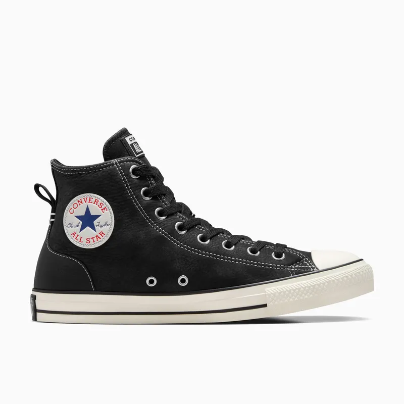 Converse Chuck Taylor All Star Nubuck & Leather Black/Egret/Red (A12779C)