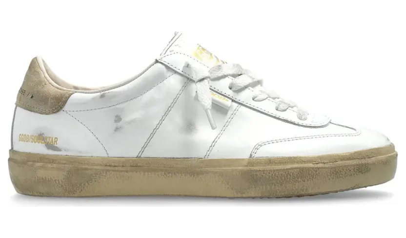 Golden Goose Soul Star suède sneakers – Wit (GWF00464F006927)