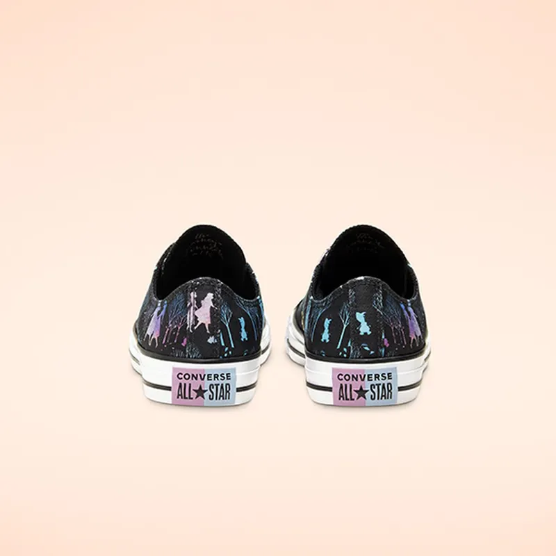 Converse Chuck Taylor All-Star Low Frozen 2 Black Black/Multi-White (167359C)