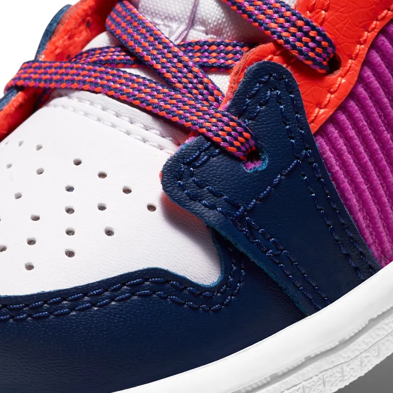 Jordan 1 Mid Fire Pink Barely Grape (644507-602)