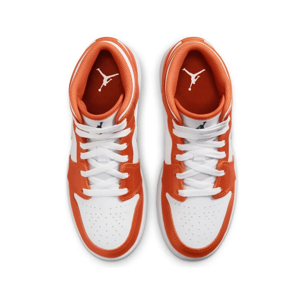 Jordan 1 Mid Metallic Orange (GS) (DM4228-800)