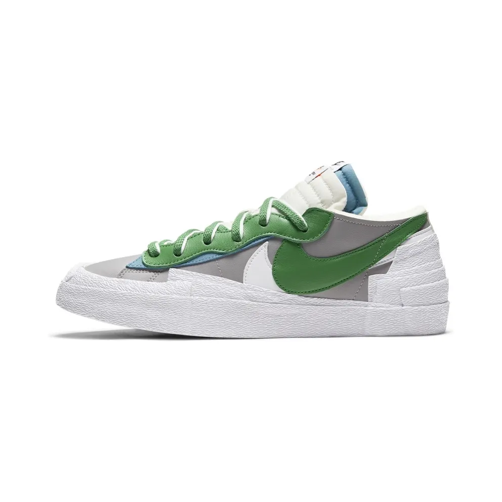 Nike x sacai Blazer Low Classic Green (2021) – “Medium Grey / Classic Green / White” (DD1877-001)