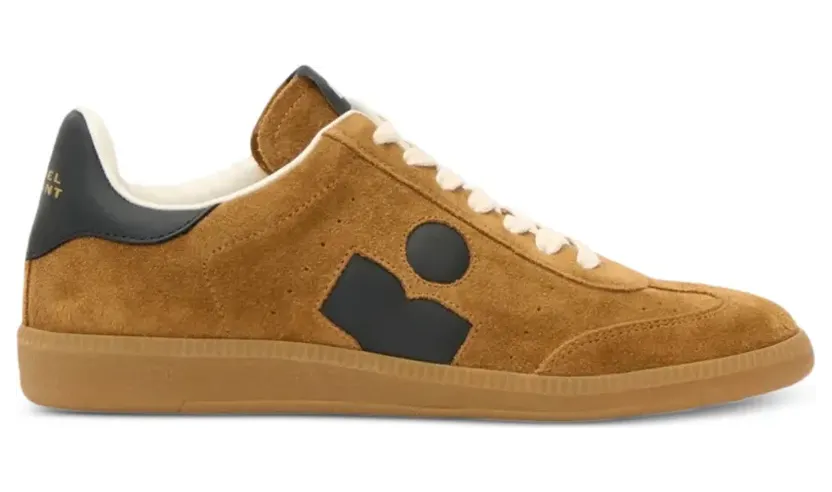 ISABEL MARANT Bryce sneakers met logo-patch – Bruin (25PBK0014FAC1E09S)