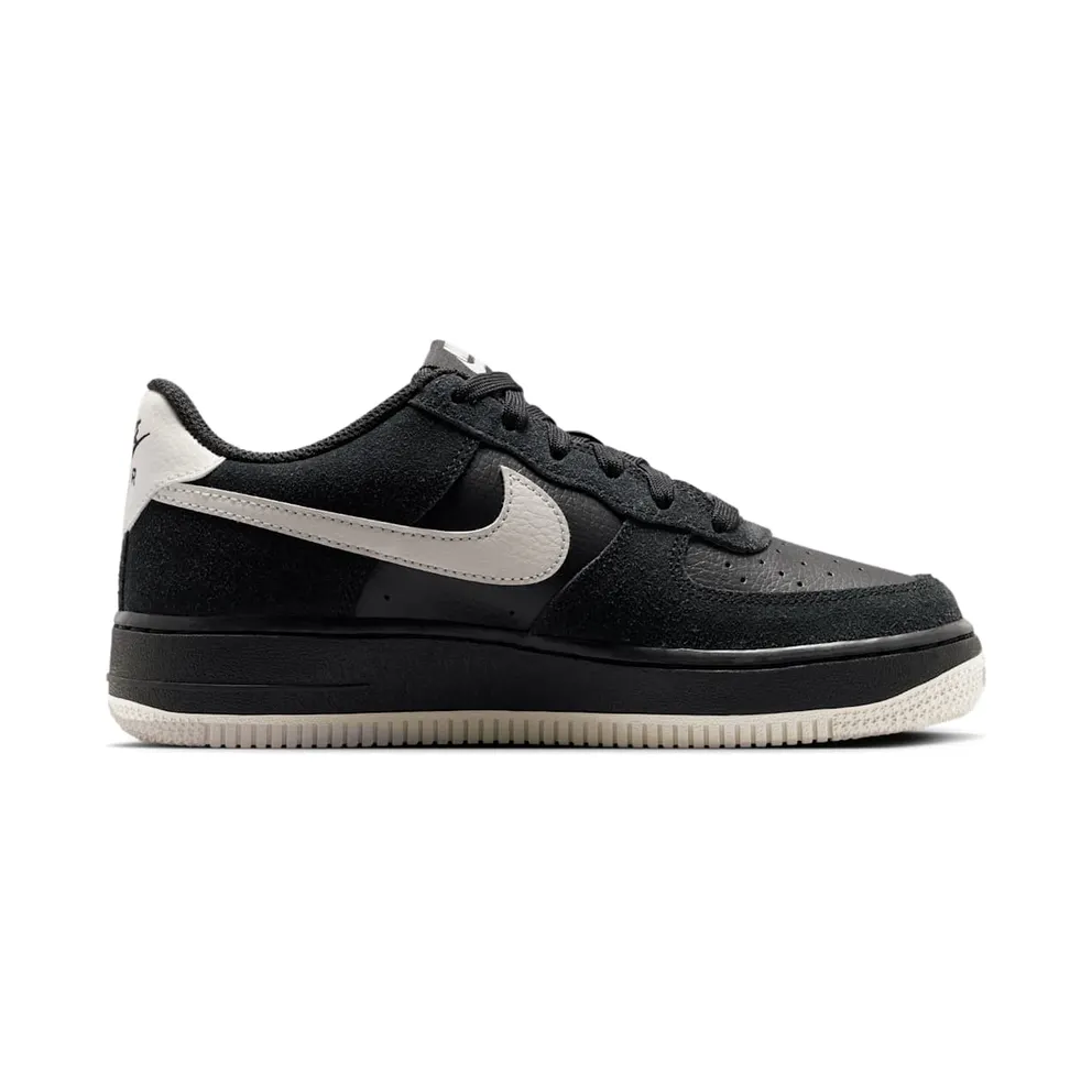 Nike Air Force 1 Low LV8 2 GS “Black Light Bone” (HV4760-001)