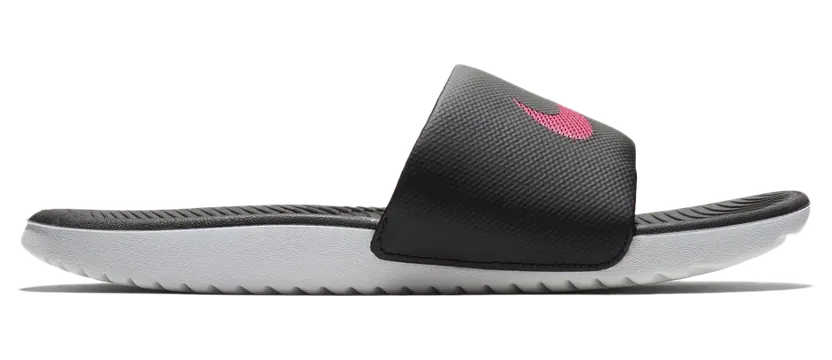 Nike Kawa Slide Black Vivid Pink (W)