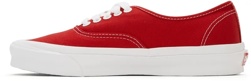 Vans Red OG Authentic LX Sneakers (VN0A4BV905D)