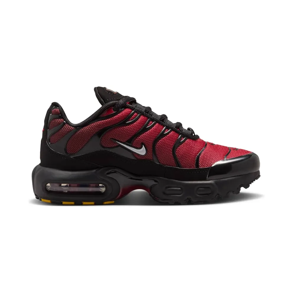 Nike Air Max Plus Premium “Tough Red / Black / Mystic Dates / Grey Fog” (FZ0023-606)