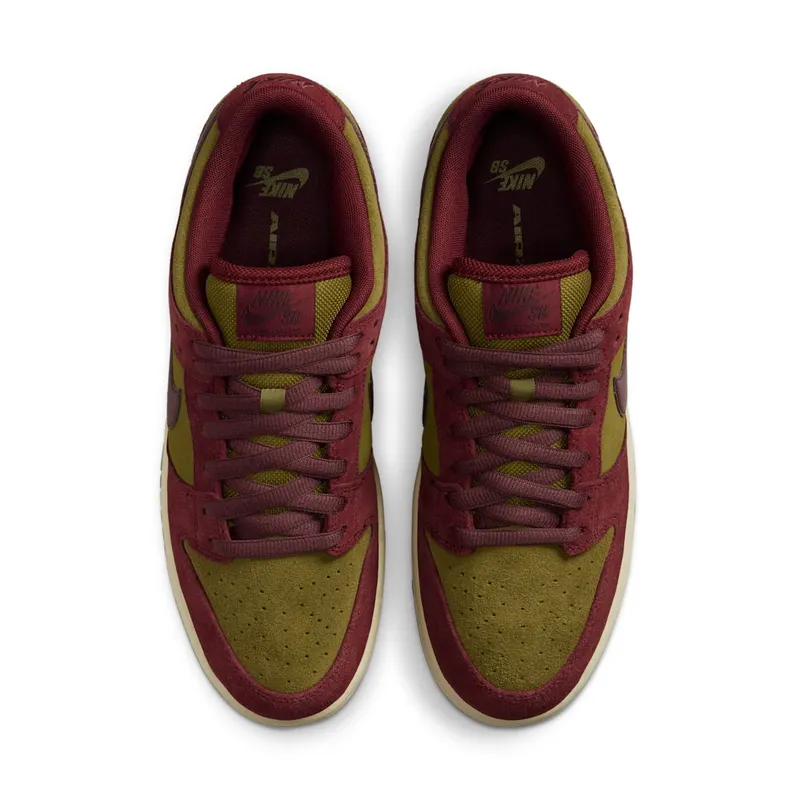 Nike SB Dunk Low “Burgundy Crush / Olive Flak” (HQ1625-600)