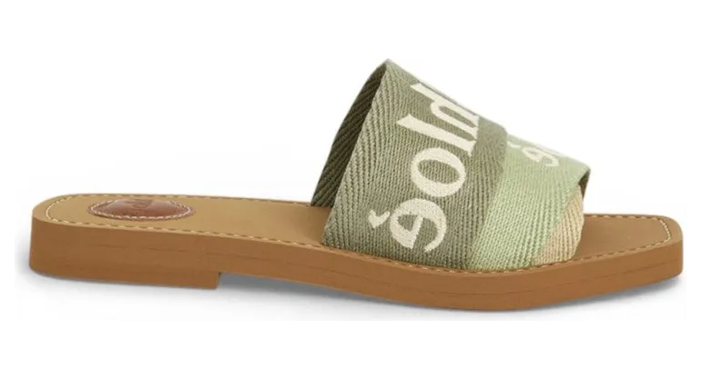 Chloe Woody Mule Khaki (CHC23U188EF3D6)