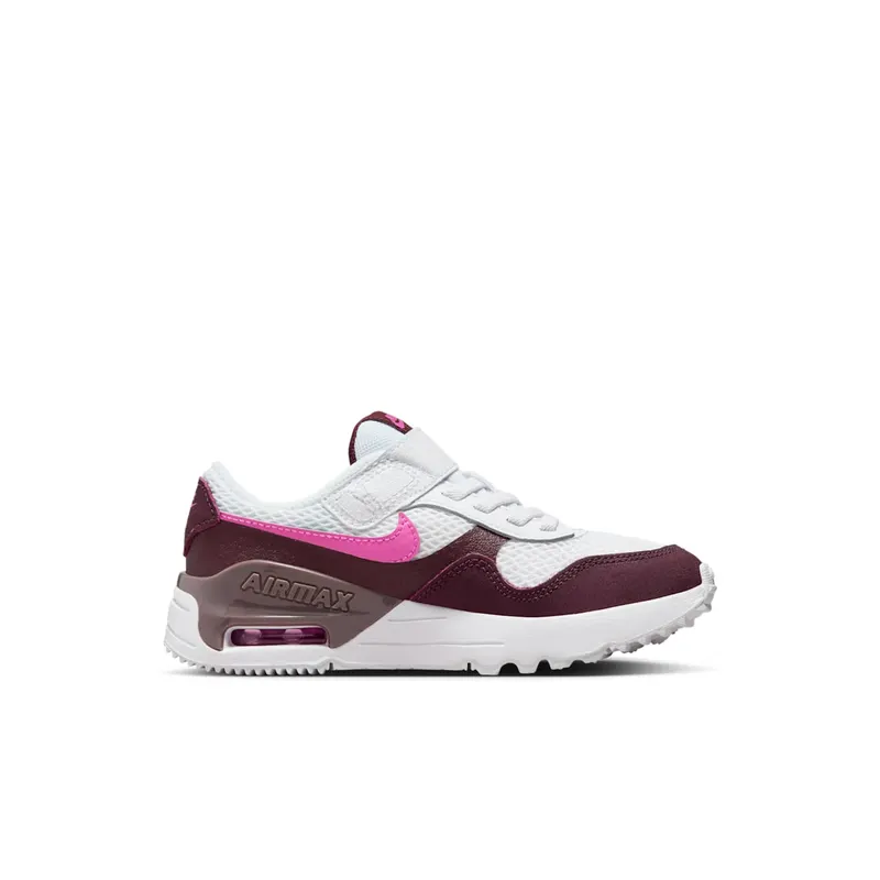 Nike Air Max SYSTM White Burgundy Crush Violet Ore Playful Pink (DQ0285-116)