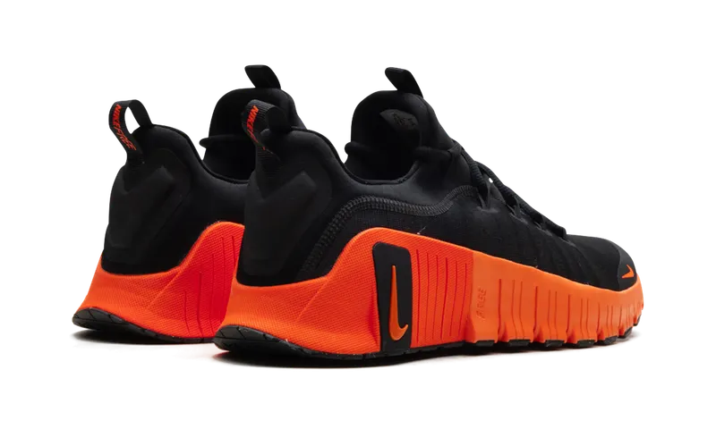 Nike Free Metcon 6 “Black Hyper Orange Hyper Crimson” (FJ7127-004)