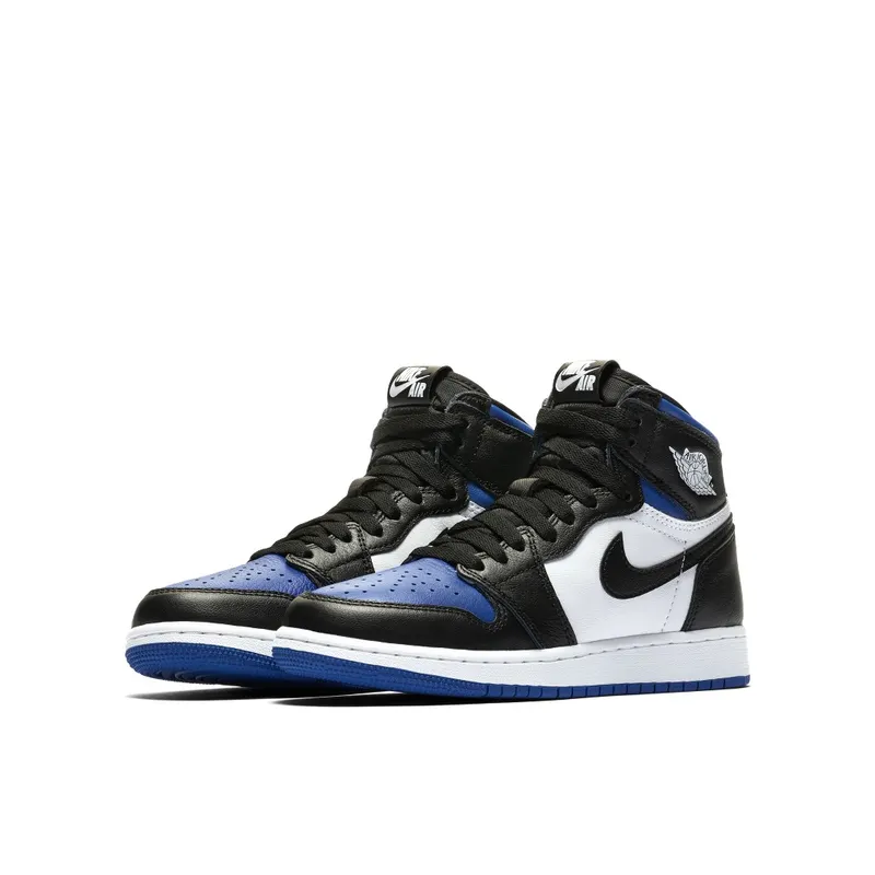 Jordan 1 Retro High Royal Toe (GS) Black/White-Game Royal-Black (575441-041)