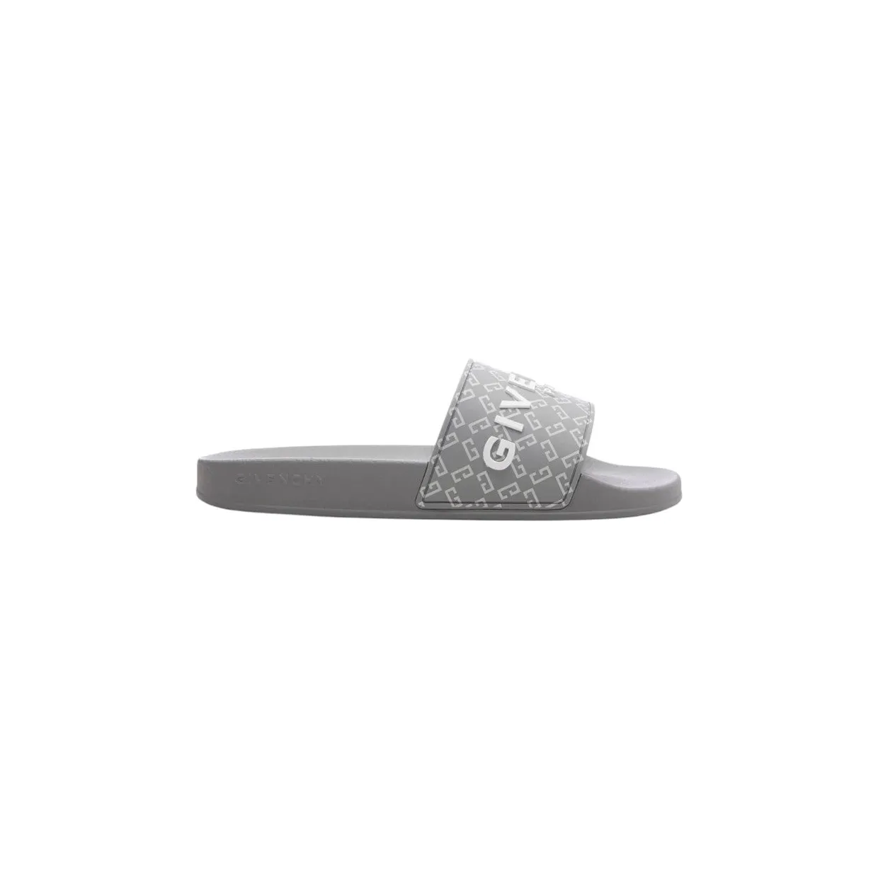 Givenchy Monogram Logo Slides Grey White (BH301TH1UC-030)