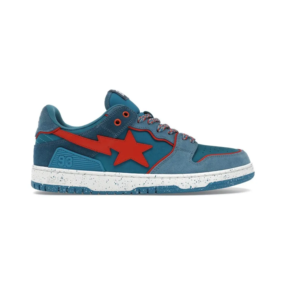 A Bathing Ape Sk8 Sta #7 M2 Outdoor Pack Blue Red (1K30191326-BLU)