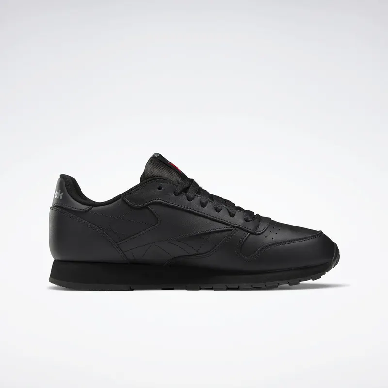 Reebok Classic Leather Black Black (Other Brands Reebok)
