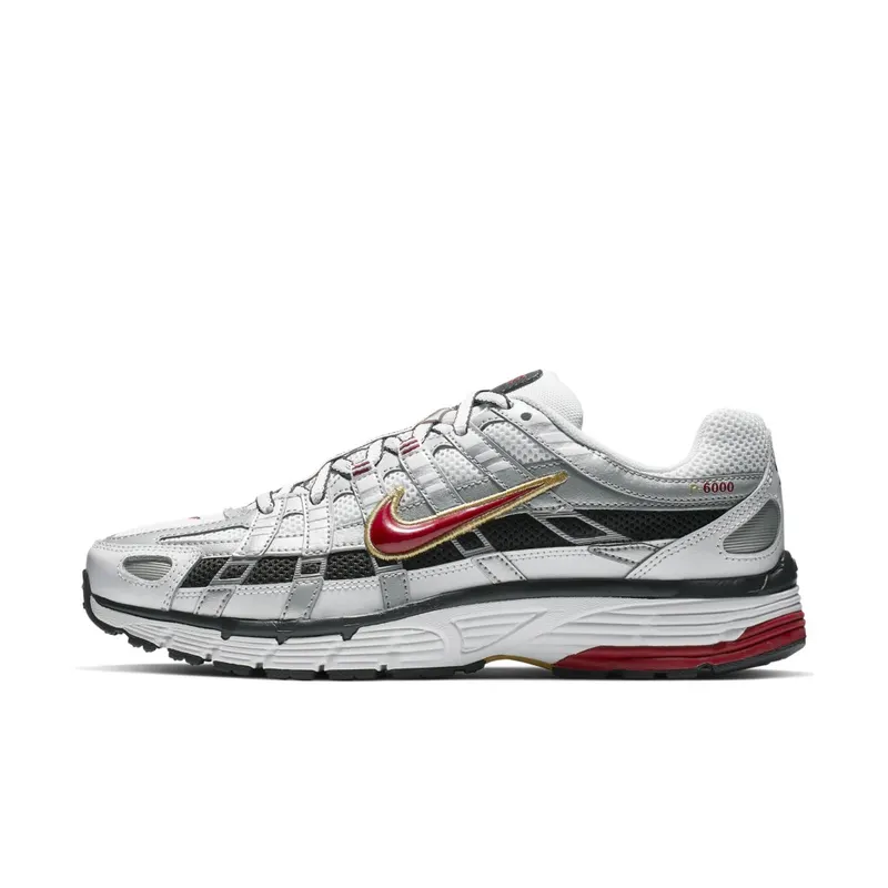 Nike P-6000 White Gold Red (W) White/Metallic Gold-Varsity Red-Metallic Silver-Black (BV1021-101)
