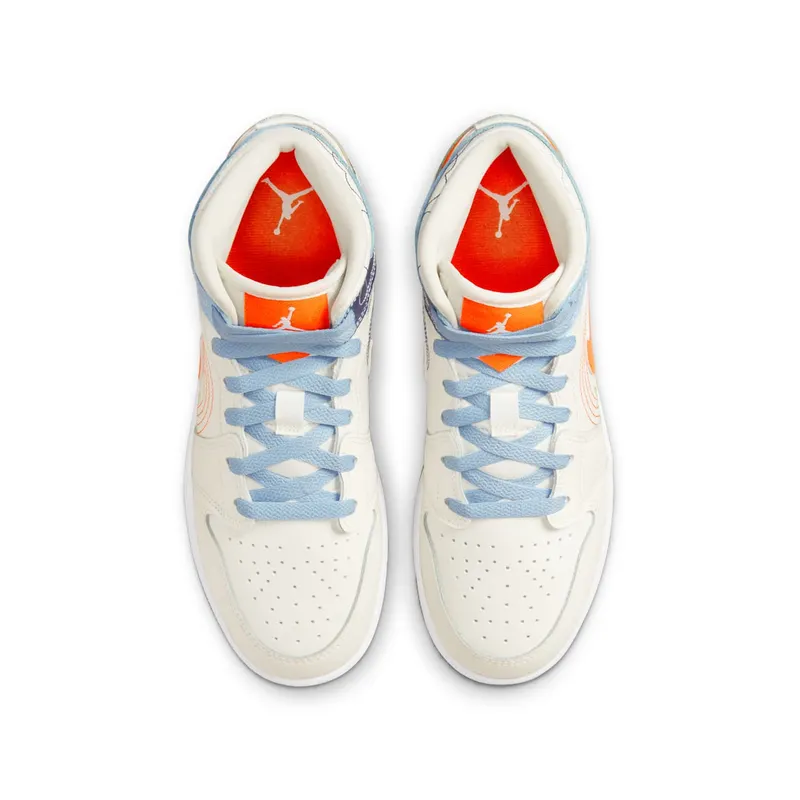 Air Jordan 1 MID SE GS “Stitch” (DX2462-100)