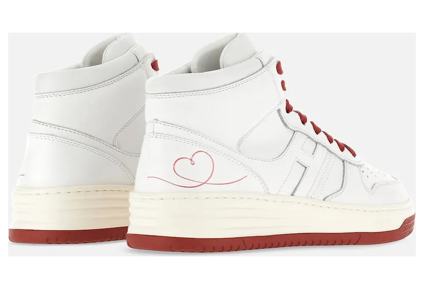 Sneakers Hogan H630 High Top – Valentine’s Day White (HXM6300EY50R37B001) (2)
