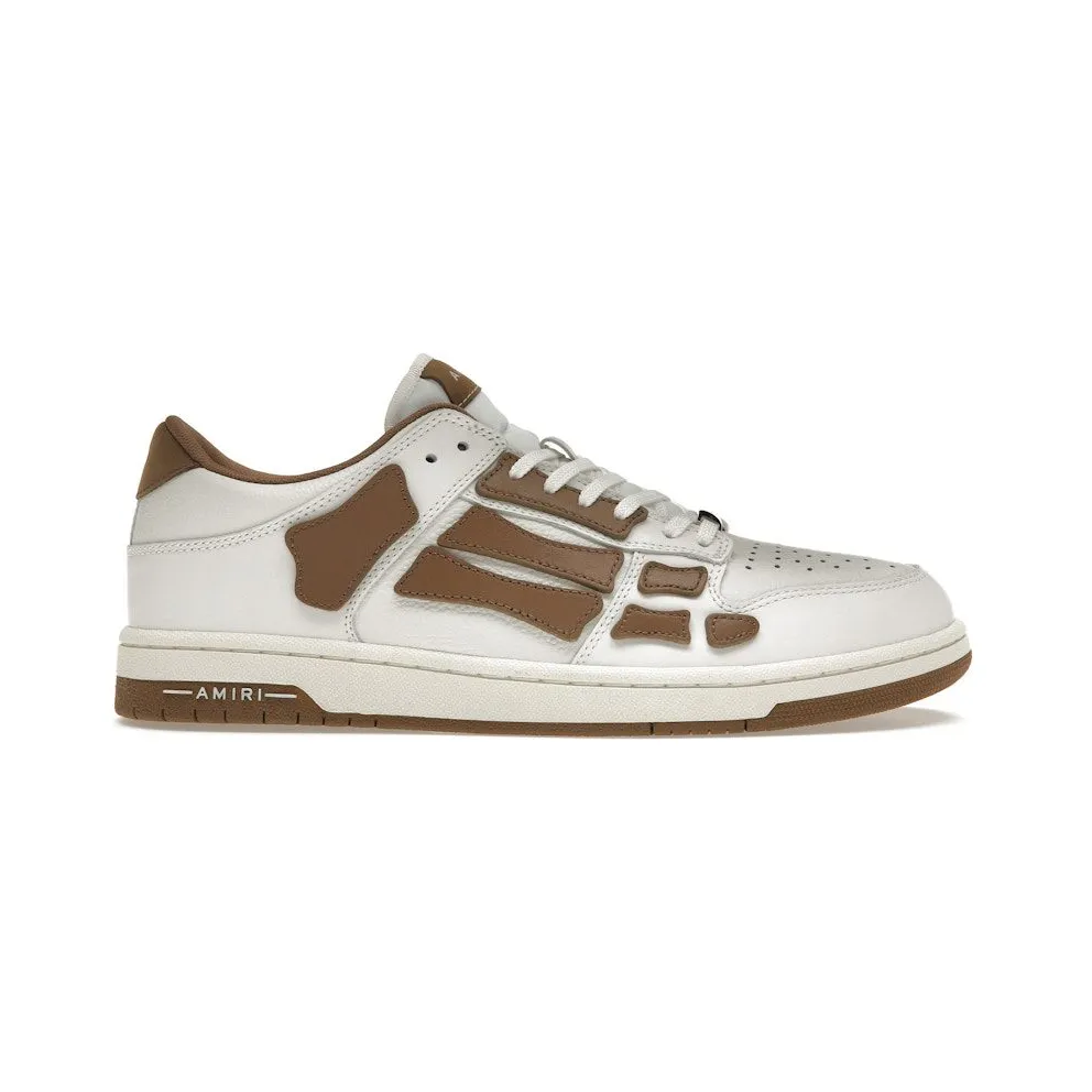 AMIRI Skel Top Low White Brown White (SS22MFS003-126)