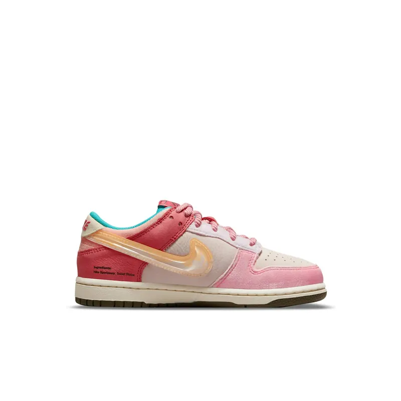 Nike x Social Status Free Lunch Dunk Low Strawberry Milk (PS) (DM3349-600)