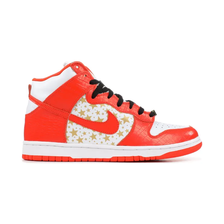 Nike Supreme x Dunk High Pro SB ‘Orange’ White/College Orange (307385-181)