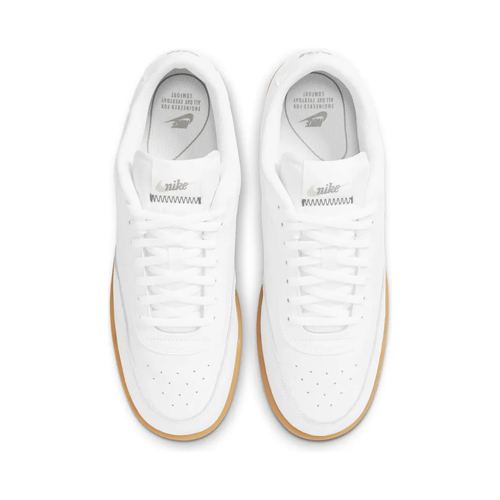 Nike Court Vintage Premium “White / Enigma Stone / Gum Light Brown / Fossil” (CT1726-101)