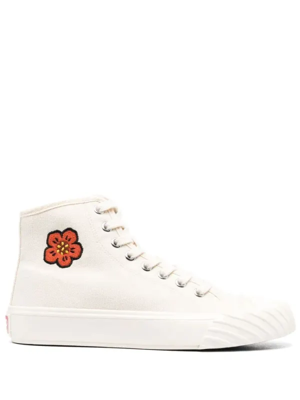 Kenzo Sneakers with geborduurd logo – Beige (FD52SN020F73)