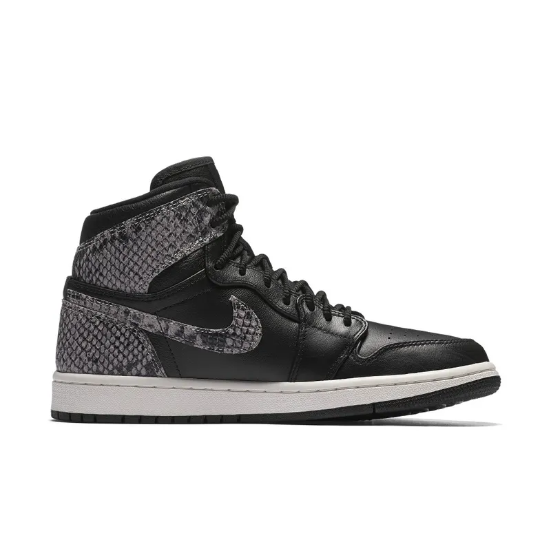 Jordan 1 Retro High Black Snake (W) Black/Black-Phantom (AH7389-014)