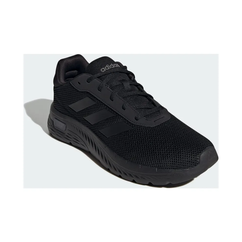Adidas Cloudfoam Comfy Core Black / Core Black / Iron Metallic (IH6129)
