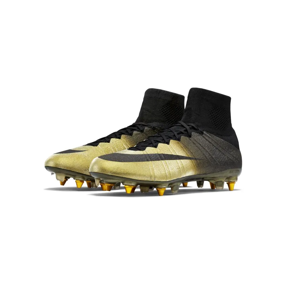 Nike Mercurial Superfly CR7 Cristiano Ronaldo Rare Gold Black/Metallic Gold Coin-Black (804076-090)