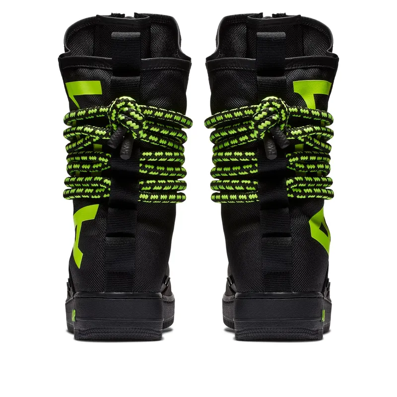 Nike SF Air Force 1 High Black Volt Black/Black-Volt (AA1128-003)
