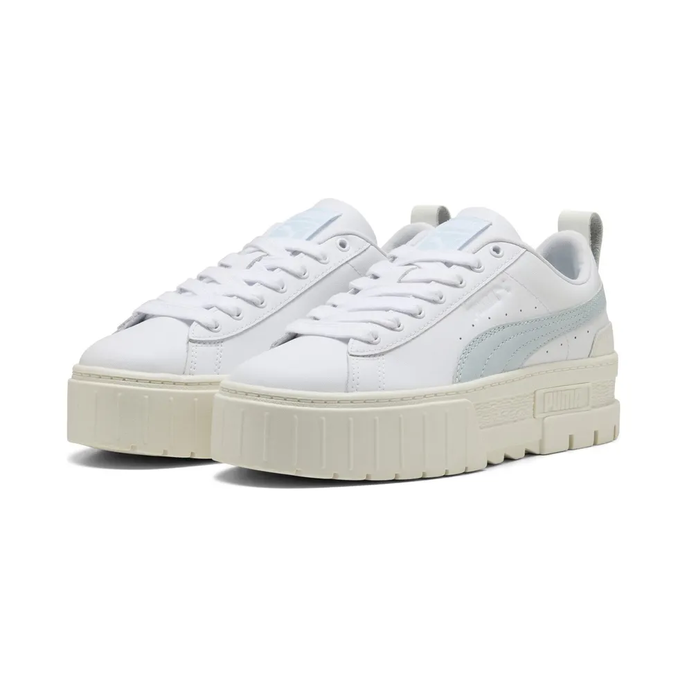 Puma Mayze Lux “Puma White / Sea Glass” (401261_03)