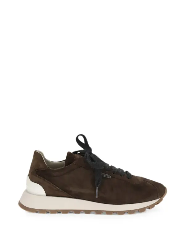Brunello Cucinelli Runner with ronde neus – Brown (MZSFG2110C9885)