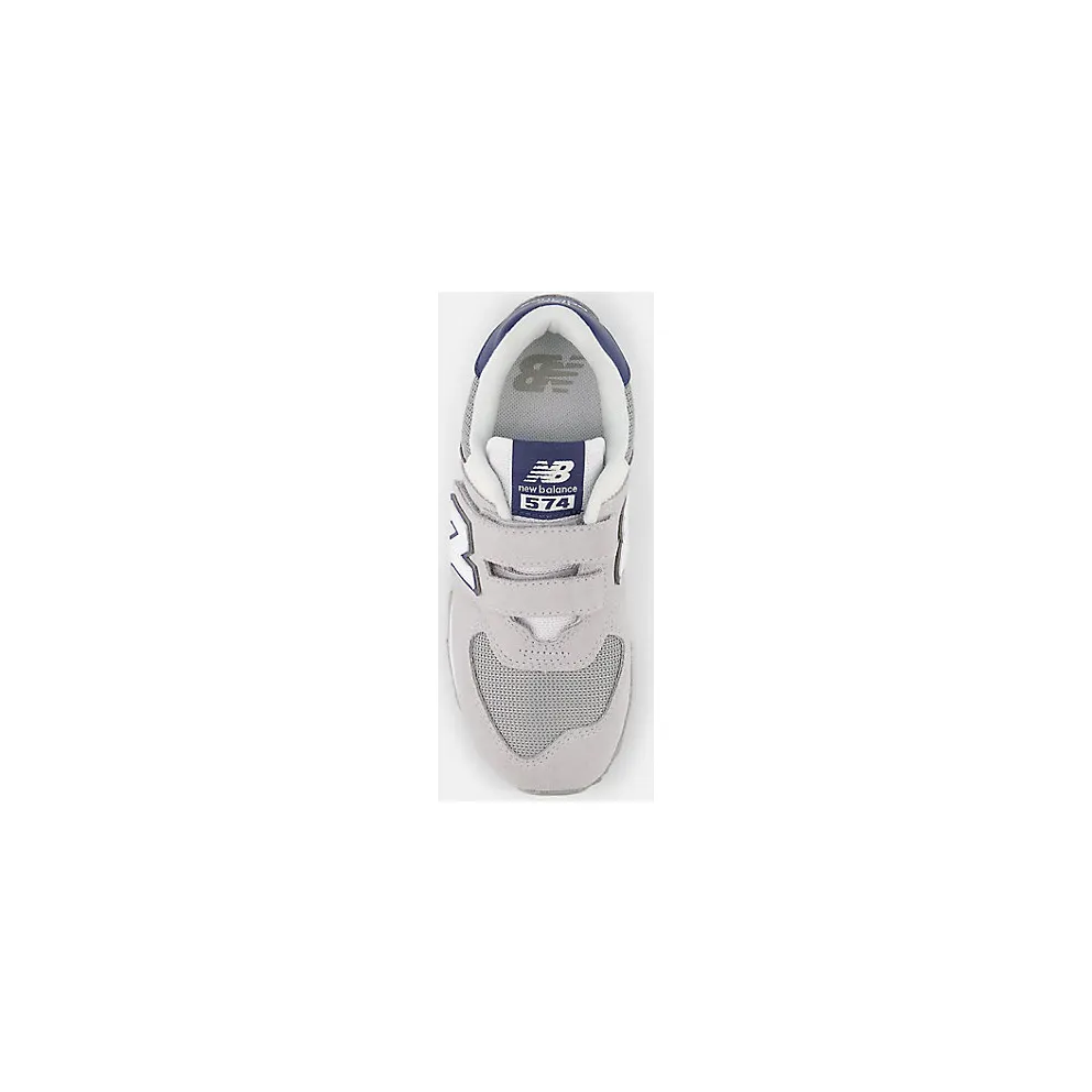 New Balance 574 Hook and Loop Brighton Grey Navy (PV574ESB)