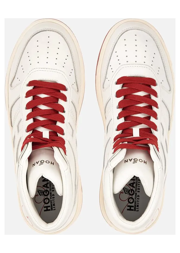 Sneakers Hogan H630 High Top – Valentine’s Day White (HXM6300EY50R37B001) (3)