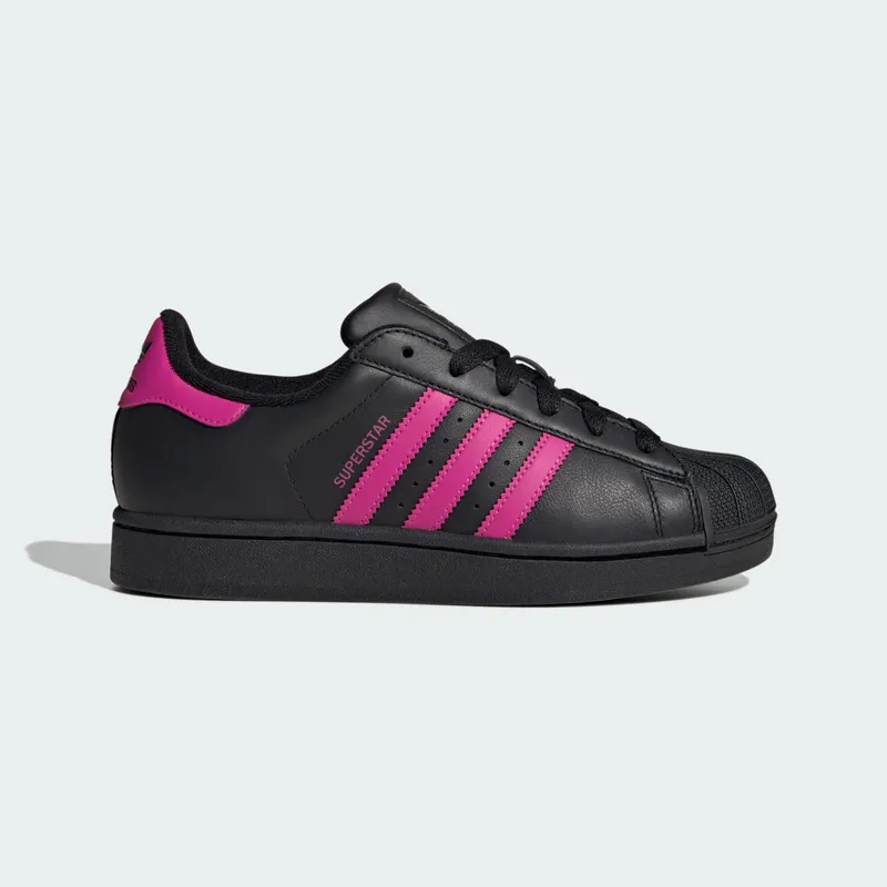 Adidas Superstar II Core Black / Semi Lucid Fuchsia / Core Black (JS1339)