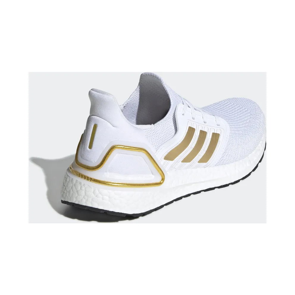 adidas Ultra Boost 20 Cloud White Gold Metallic (W) Cloud White/Gold Metallic/Core Black (EG0727)