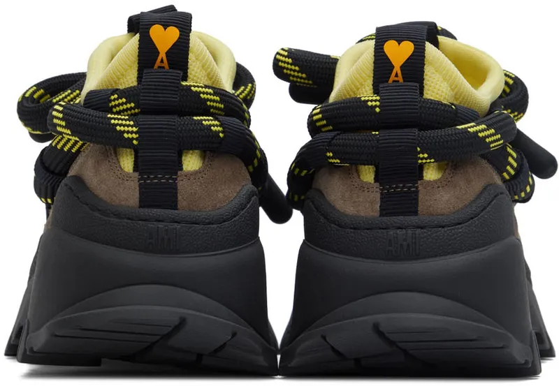 AMI Alexandre Mattiussi Yellow & Brown Otto (USN416.873)