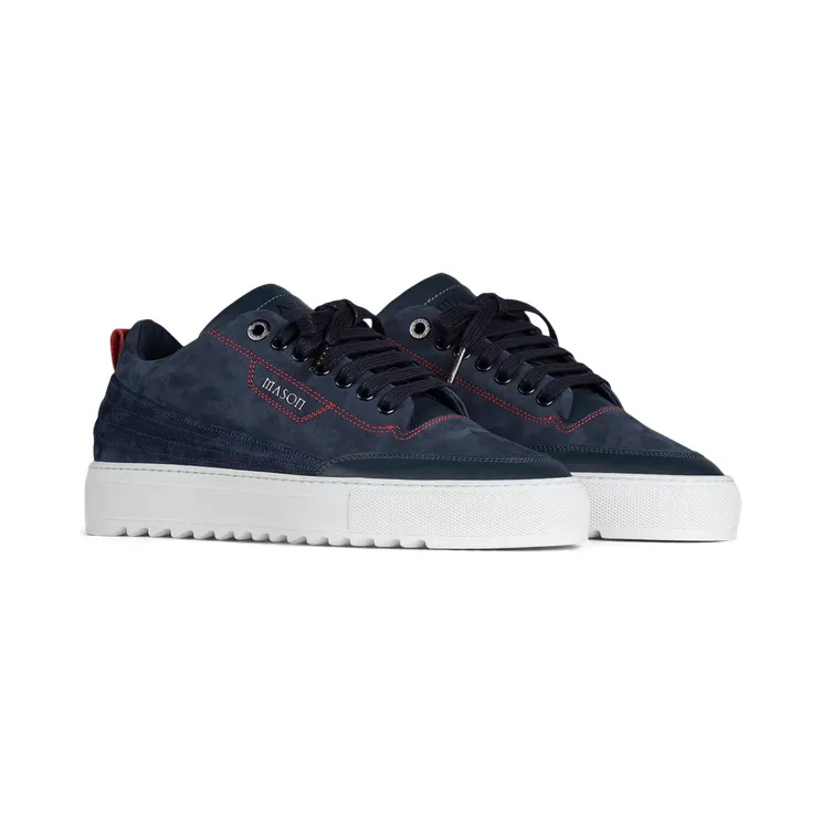 Mason Garments Torino Leather/Suede/Nubuck Navy (FW20-6D)