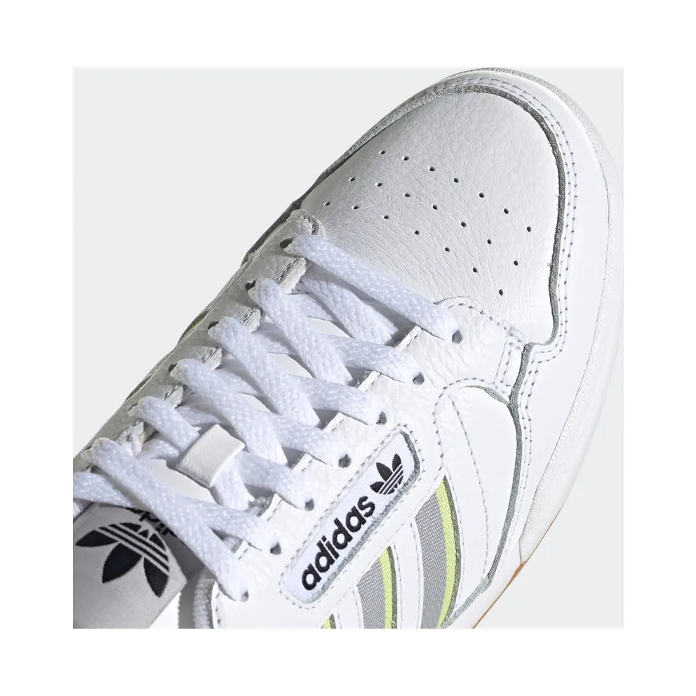 adidas Continental 80 Stripes Cloud White / Grey Two / Semi Frozen Yellow (FX5098)