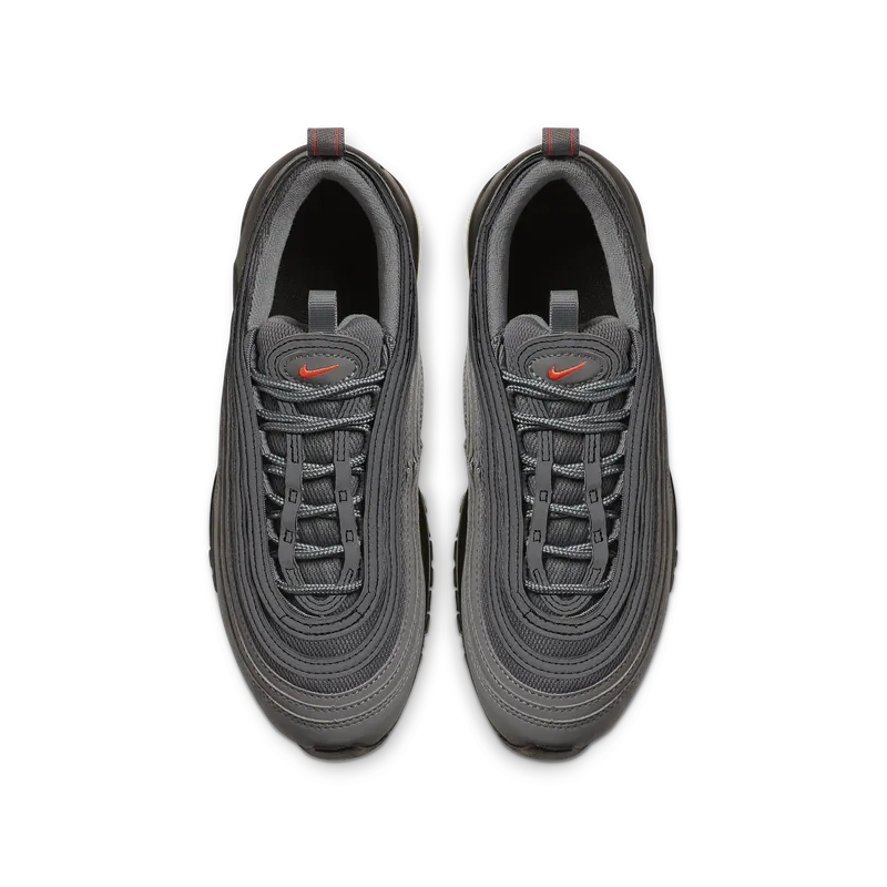 Nike Air Max 97 Dark Grey Black Crimson (GS) Dark Grey/Black-Bright Crimson (CQ0359-001)