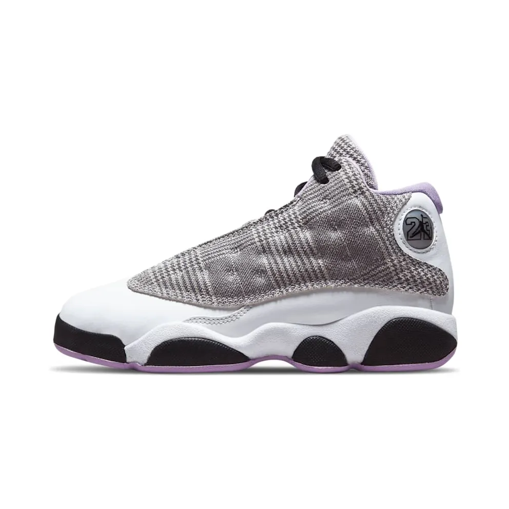 Nike Jordan Kids Grey & Purple Jordan 13 Retro Little Kids (DN3939-015)