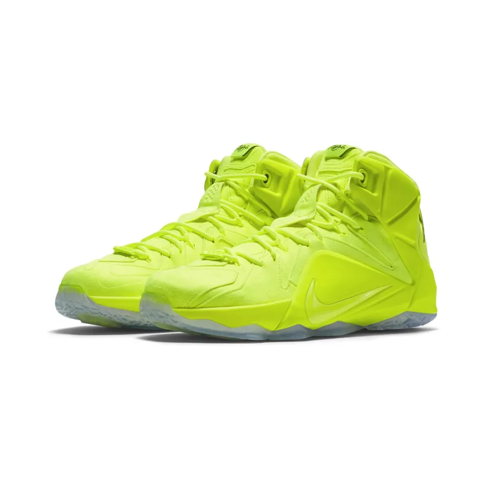 Nike LeBron 12 EXT Tennis Ball Volt/Volt-White-Black (748861-700)