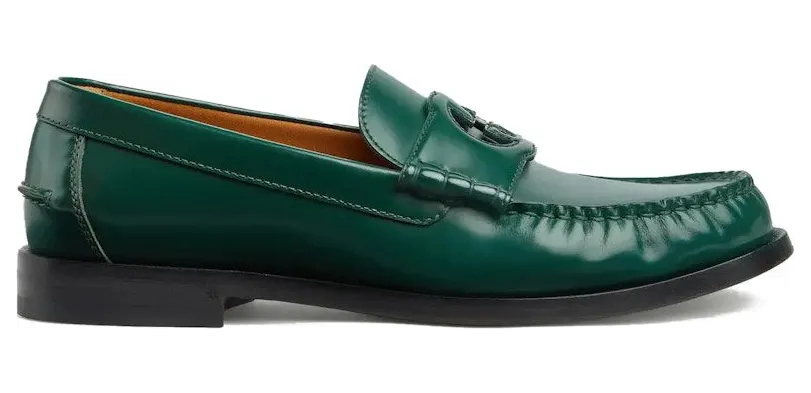 Gucci Interlocking G Loafers Green (738470 17X00 3154)