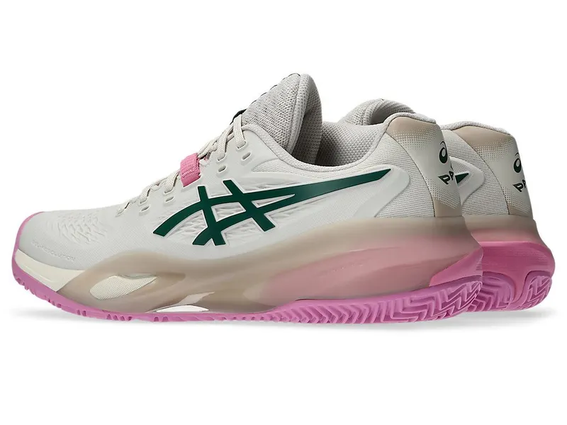 ASICS GEL-RESOLUTION X PADEL “Soft Oat / Jewel Green” (1042A285-250)