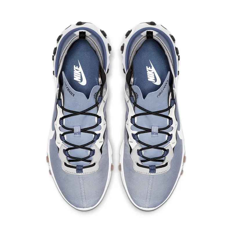 Nike React Element 55 Indigo Fog Mystic Navy Indigo Fog/Mystic Navy-Half Blue-White (BQ6166-402)