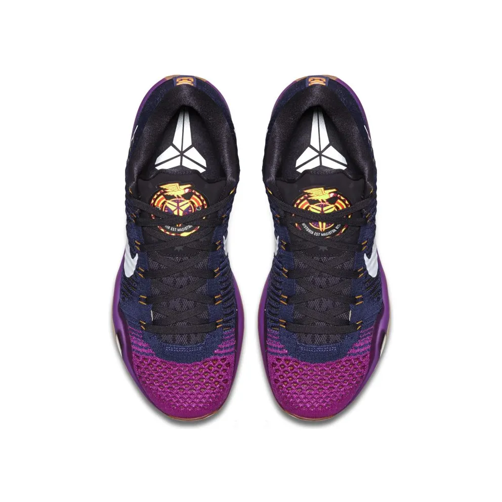 Nike Kobe 10 Elite Low Opening Night Court Purple/White-Vivid Purple-Cave Purple-Hyper Orange (747212-515)
