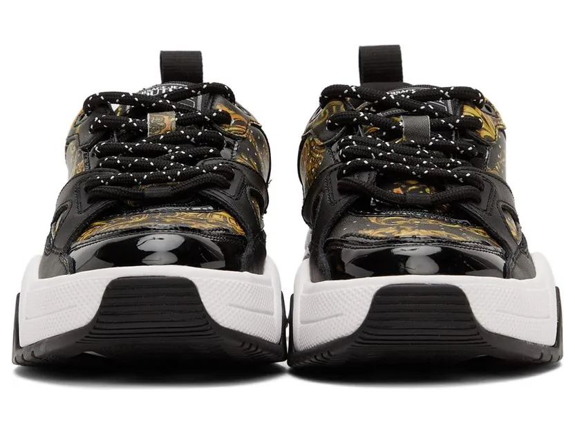 Versace Jeans Couture Black & Gold Stargaze Regalia Baroque Sneakers (E71VA3SF3EZS026) (2)