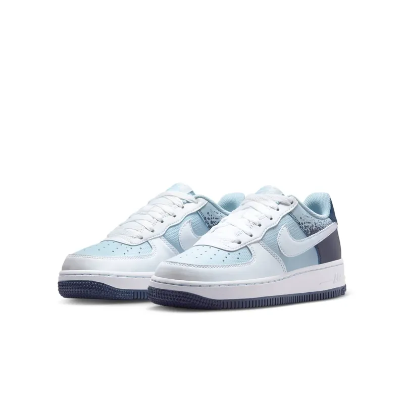 Nike Air Force 1 Low GS “Light Armory Blue Midnight Navy White” (IB7686-400)